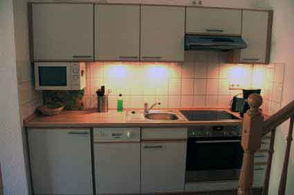 Einbaukche mit Ceranherd, Splmaschine, Mikrowelle